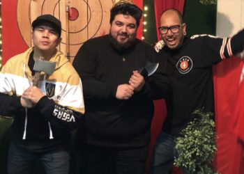 FNGR Visits Axem Axe Throwing