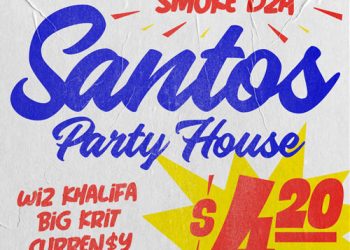 Smoke DZA, Wiz Khalifa, Curren$y & Big K.R.I.T. Connect on “Santo Party House”