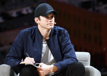 Ashton Kutcher Hit With ‘Take a Shower’ Chant During ESPN’s ‘College GameDay’