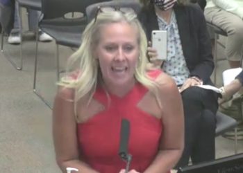 Texas Mother Interrupts COVID-Related School Board Meeting With Rant About Anal Sex
