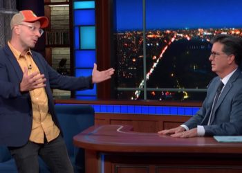 ‘Blue’s Clues’ Original Host Steve Burns Surprises Stephen Colbert on ‘Late Show’