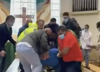 Video Shows Brawl Breaking Out Inside of Church in Washington State