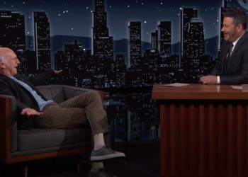 Larry David Talks Viral NYFW Video, Friendship With Richard Lewis, and More on ‘Kimmel’