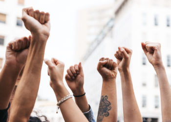 People Gathered for ‘Small Dong March’ in Los Angeles
