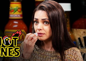 Mila Kunis Hits the Ranch While Eating Spicy Wings | Hot Ones