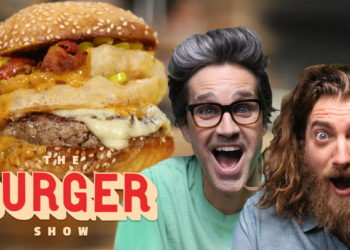 Rhett and Link Taste Test Fast-Food Burger Mashups | The Burger Show | The Burger Show