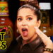 Salma Hayek Adopts Sean Evans While Eating Spicy Wings | Hot Ones