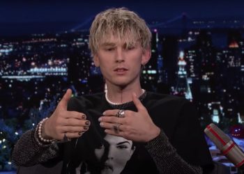 Machine Gun Kelly Talks Accidentally Stabbing Himself When Showing Megan Fox Knife Travis Barker Gifted Him