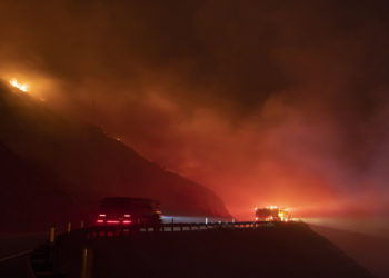 Wildfire in Northern California Shuts Down Highway, Forces Evacuations