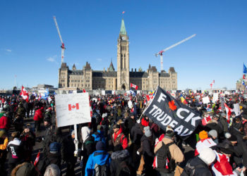 ‘We Won’t Cave’ Trudeau Says as ‘Freedom Convoy’ Protest Continues