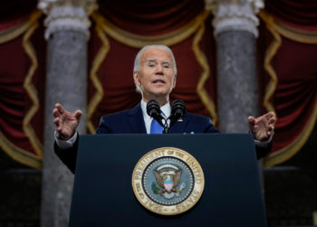 Joe Biden Blasts Trump and His ‘Web of Lies’ While Speaking on Jan. 6 Riot a Year Later