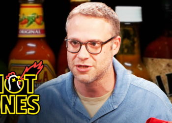 Seth Rogen Scorches His Tongue While Eating Spicy Wings | Hot Ones