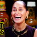 Tracee Ellis Ross Calls For Her Mommy While Eating Spicy Wings | Hot Ones