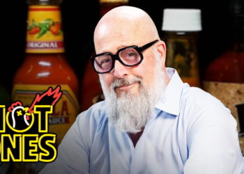 Andrew Zimmern Has a Bucket List Moment While Eating Spicy Wings | Hot Ones