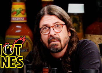 Dave Grohl Makes a New Friend While Eating Spicy Wings | Hot Ones