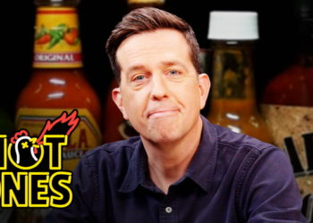 Ed Helms Needs a Mouth Medic While Eating Spicy Wings | Hot Ones
