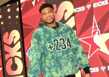 Giannis Antetokounmpo Marks WhatsApp Partnership With Post Imperial Hoodie Displaying Nigeria’s Dialing Code (edite