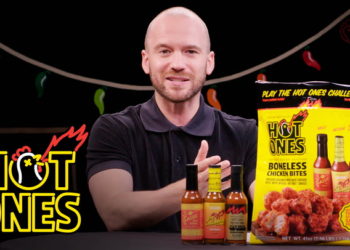 Sean Evans Reveals Hot Ones Boneless Chicken Bites | Hot Ones
