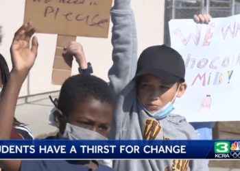 Fourth Graders Protest Removal Of Chocolate Milk From Lunch Menu