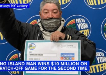 Man Wins $10 Million New York Lottery for Second Time in Three Years