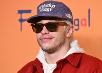 Pete Davidson Publicly Refers to Kim Kardashian as His ‘Girlfriend’ for First Time