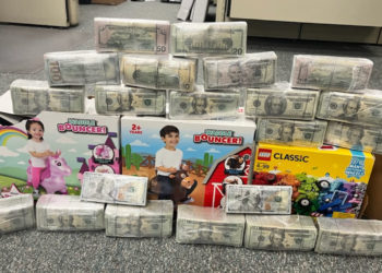 Man Arrested for Money Laundering After Cops Find Nearly $200,000 Stashed in Toy Boxes During Traffic Stop