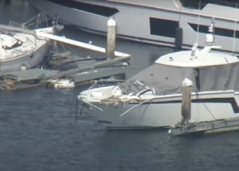 Video Shows Man Crashing Stolen Boat Into Other Vessels in California