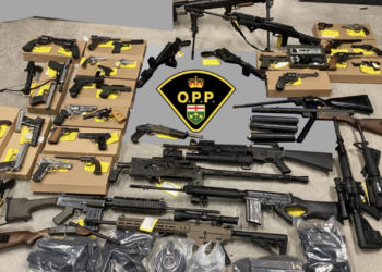 OPP Seize Over 80 Guns, Explosives, and Other Weapons From an Ontario Man