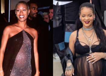 Jada Pinkett Smith Shouts Out ‘Queen’ Rihanna for Maternity Style, Shares Look of Her Own From ’98 Grammys