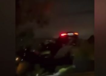Video Shows Tesla Going Airborne and Crashing in Viral Stunt, LAPD Offering Reward for Information on Driver