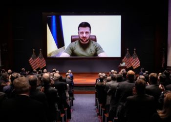 Ukrainian President Zelensky Invokes 9/11 and Pearl Harbor During Address to U.S. Congress Asking for More Help