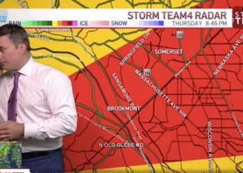 Meteorologist Interrupts Live Report to Call and Warn Kids About Tornado