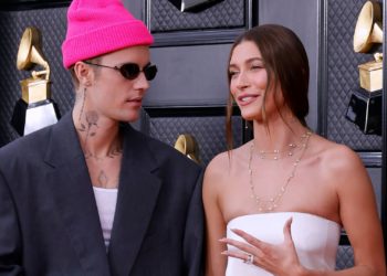 Hailey Bieber Responds to Pregnancy Rumors After Appearing at Grammys With Justin
