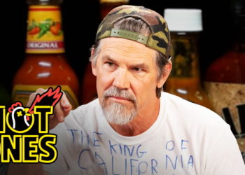 Josh Brolin Licks the Palate of Absurdity While Eating Spicy Wings | Hot Ones