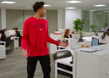 Raptors’ Scottie Barnes and Jeff Goldblum Star in New Jurassic Park Ad