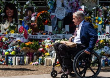 Texas Governor Greg Abbott Was Booed While Visiting Site of Uvalde Elementary School Shooting