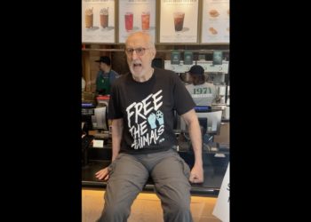 ‘Succession’ Actor James Cromwell Protests Vegan Milk Upcharge at NYC Starbucks by Gluing Hand to Counter