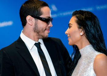 Pete Davidson Appears to Get Tattoo of Kim Kardashian’s Kids’ Initials on His Neck