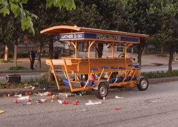 Driver Charged With DUI After Pub Bike Overturns Injuring 15 People