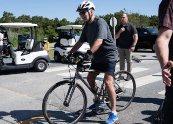 Joe Biden Falls Off Bike Near Vacation Home