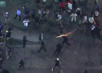 Man Arrested for Attempted Murder After Attacking Police Officer With Flamethrower During Abortion Rights Protests