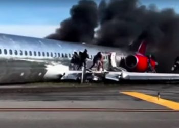 3 People Injured After Airplane Lands and Catches Fire at Miami International Airport