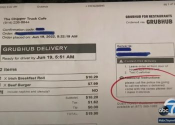 Woman Uses Grubhub Order to Alert Police That She Was Taken Hostage