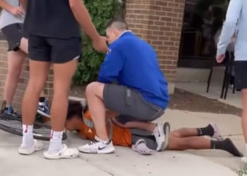 Man Claiming to Be Off-Duty Cop Filmed Pinning Teen to Ground, Reportedly Accusing Him of Stealing Son’s Bike