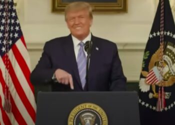 Trump Seen Struggling in Newly Released Outtakes From Capitol Riot Speech: ‘I Don’t Wanna Say the Election’s Over’
