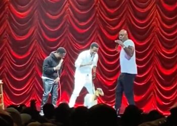 Kevin Hart Talks Gifting Chris Rock a Goat Named Will Smith Onstage at MSG Show With Dave Chappelle