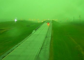 Green Sky Blankets South Dakota Before Derecho Swept Through State