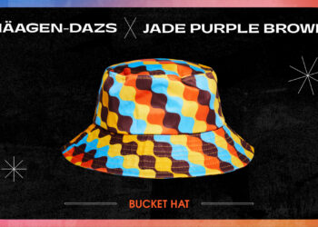 Secure the Häagen-Dazs x Jade Purple Brown Bucket Hat For a Good Cause