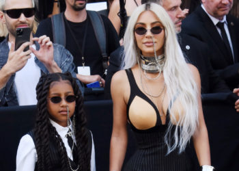 Kim K Says North West Held Up Handmade ‘Stop’ Sign Because She ‘Had It With the People Taking Pictures of Her’