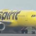 Video Shows Spirit Airlines Plane’s Brakes on Fire After Landing in Atlanta